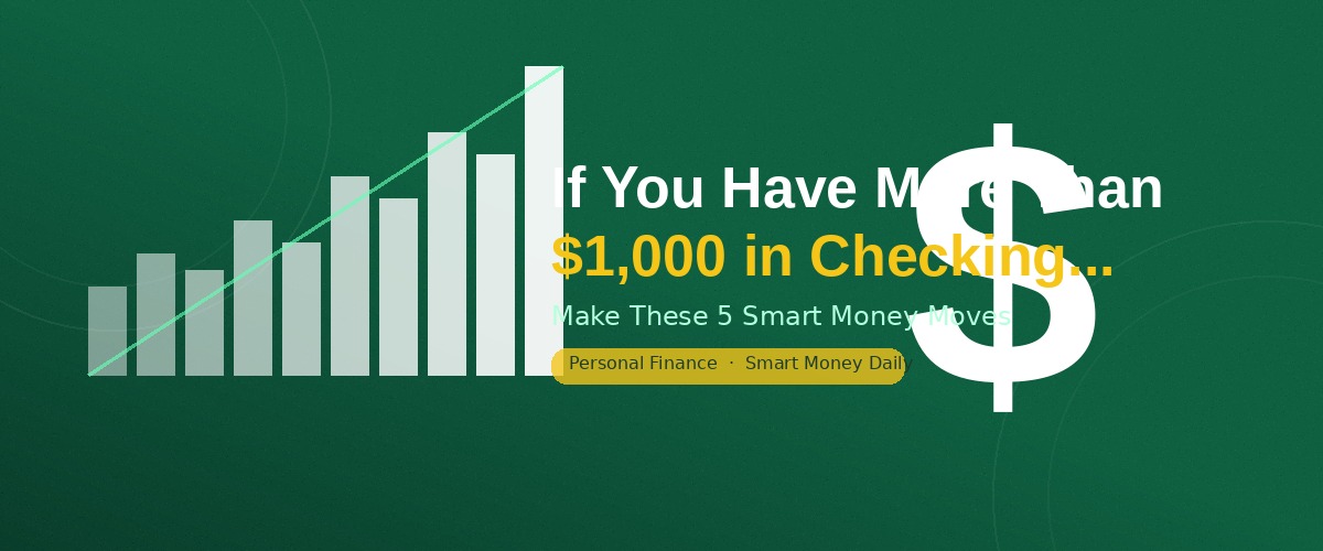 Smart money moves to make with your checking account